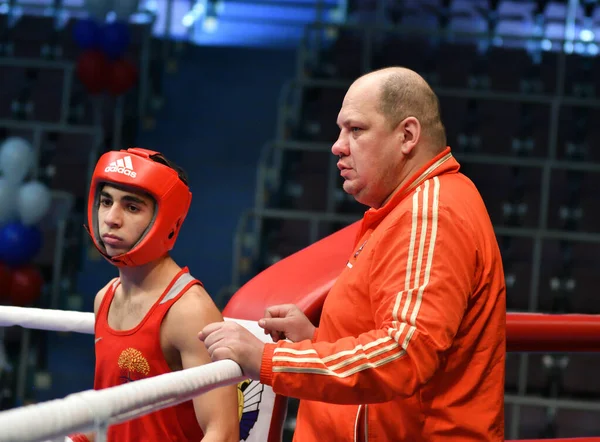 Orenburg Russia May 2017 Year Boys Boxers Compete Championship Russia — Stock Photo, Image