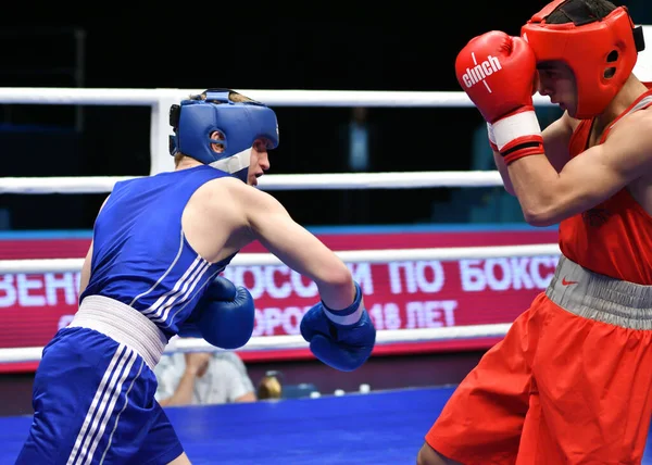 Orenburg Russia May 2017 Year Boys Boxers Compete Championship Russia — Stock Photo, Image