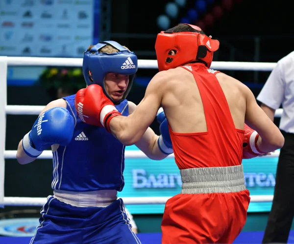 Orenburg Russia May 2017 Year Boys Boxers Compete Championship Russia — Stock Photo, Image
