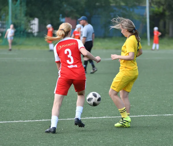 Orenburg Rússia Junho 2019 Ano Meninas Jogam Torneio Feminino Futebol — Fotografia de Stock