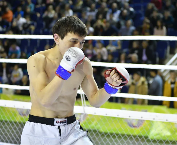Orenburg Rusland Februari 2017 Jaar Vechters Strijden Mixed Martial Arts — Stockfoto