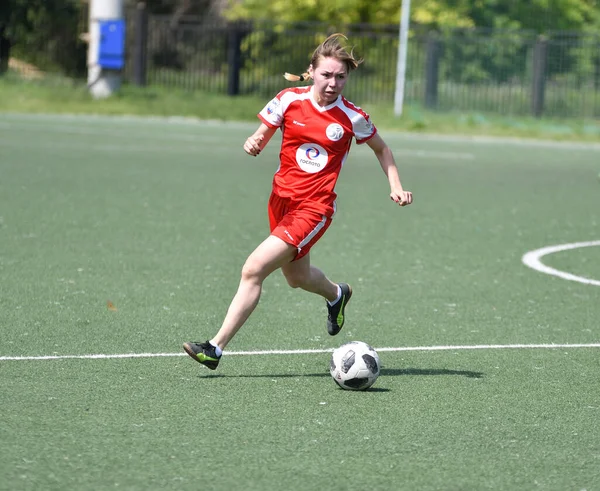 Orenburg Rusia Junio 2019 Año Las Niñas Juegan Torneo Fútbol —  Fotos de Stock