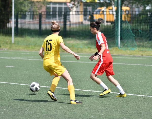 Orenburg Rússia Junho 2019 Ano Meninas Jogam Torneio Feminino Futebol — Fotografia de Stock