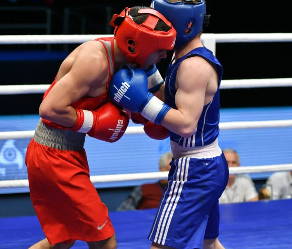 Orenburg Russie Mai 2017 Année Les Boxeurs Garçons Participent Championnat — Photo