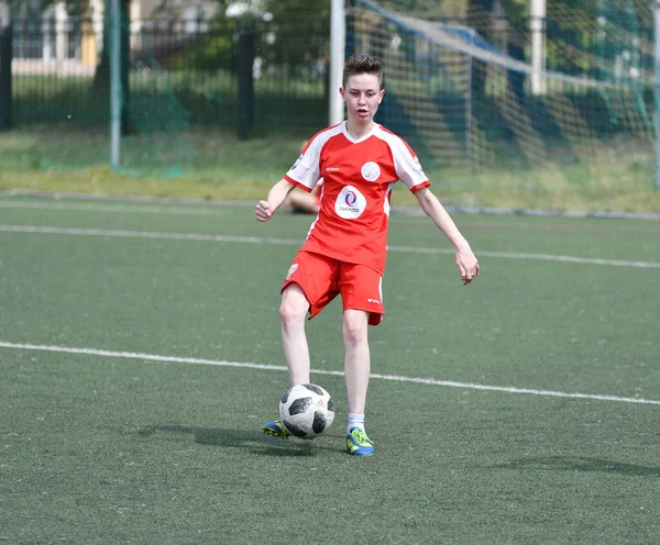 Orenburg Rusia Junio 2019 Año Las Niñas Juegan Torneo Fútbol —  Fotos de Stock