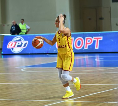 Orenburg, Rusya - 3 Ekim 2019: Kızlar Rusya Basketbol Şampiyonası 'nda 