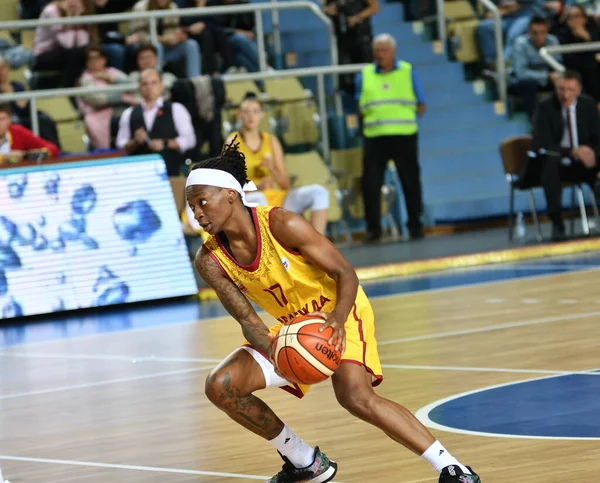 Orenburg Rusia Octubre 2019 Las Niñas Juegan Baloncesto Partido Del —  Fotos de Stock