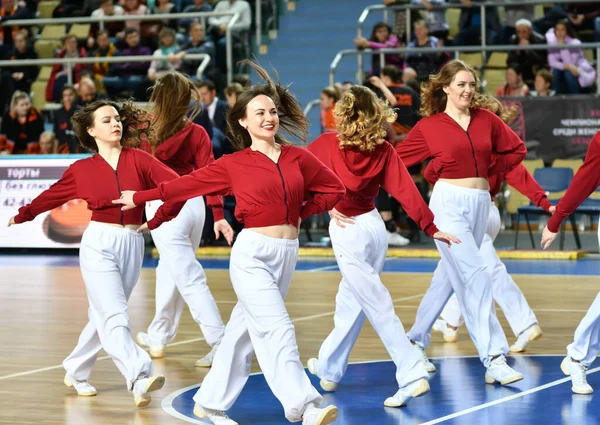 Orenburg Russland November 2019 Mädchen Spielen Basketball Russischen Meisterschaftsspiel Zwischen — Stockfoto