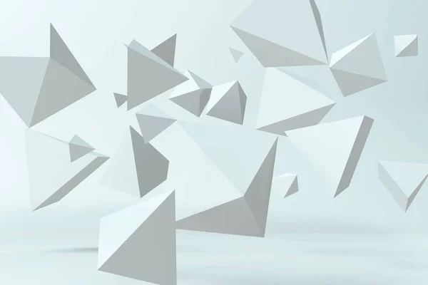 Abstract pyramid background. 3d illustration — Stock Photo, Image