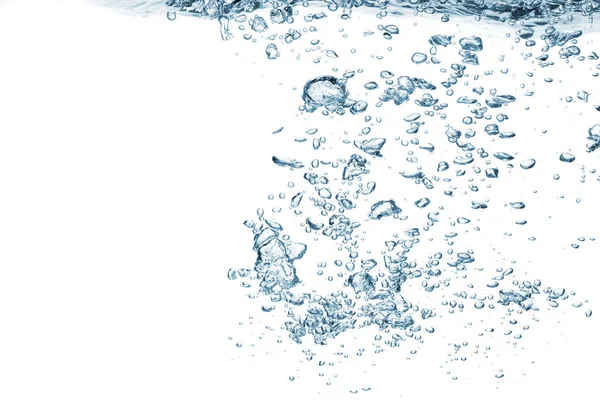 Wasserblase auf einem weißen — Stockfoto
