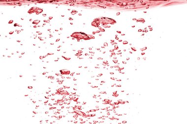 Kırmızı baloncuk sıçrama arkaplanı