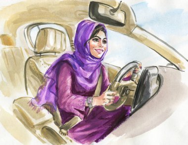 Arabada Arap kadın