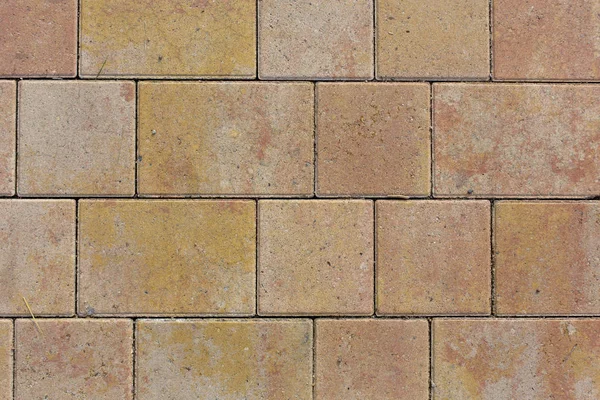 오렌지 콘크리트 타일 패턴 질감 배경 — 스톡 사진
