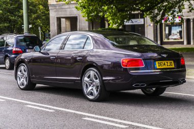 Berlin - 17 Haziran 2017: Kişisel lüks araç Bentley Continental Supersports, 2017. Klasik gün Berlin 2017.