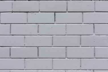 Yatay taş tuğla duvar desen doku arka plan beyaz boyalı temiz