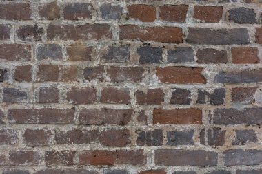 Eski kırmızı rustik taş tuğla desen doku arka plan duvar