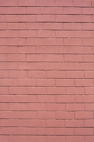 Rode geschilderde verticale stenen bakstenen muur patroon textuur achtergrond — Stockfoto