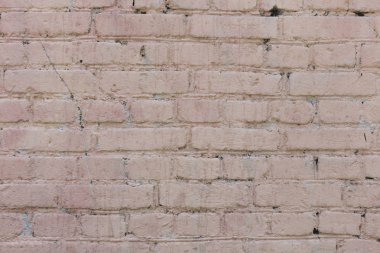 Pembe boyalı taş tuğla desen doku arka plan duvar