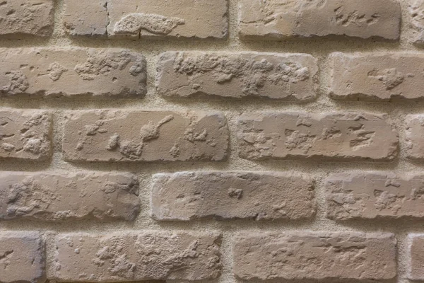 Niegrzeczny kamiennych cegieł ściany wzór tekstury tło zbliżenie — Zdjęcie stockowe