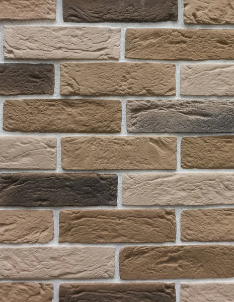 Stone light bricks wall pattern texture background — Stock Photo, Image