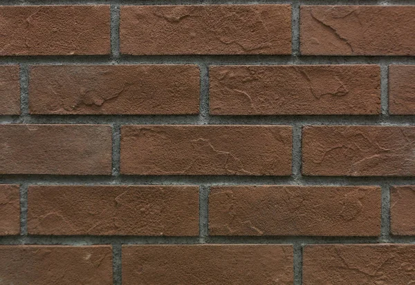 Кам'яна цегла горизонтальні ряди стіни візерунок текстури фону — стокове фото