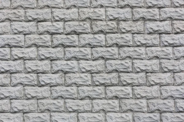 White stone bricks tiles wall pattern texture background — Stock Photo, Image