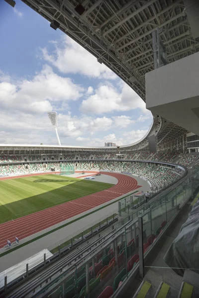 Minsk Biélorussie Août 2018 Stade National Olympique Dinamo Est Stade — Photo