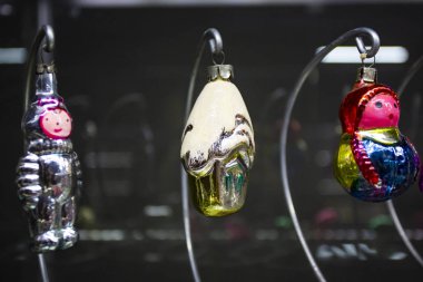 Vintage SSCB Sovyet yılbaşı ağacı süsleri oyuncaklar