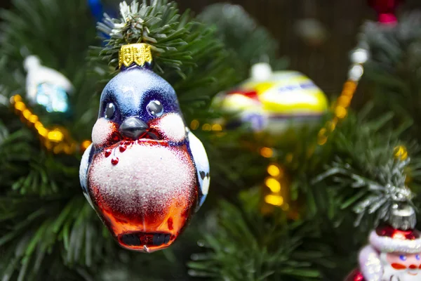 Vintage ussr sowjetischen Weihnachtsbaum Spielzeug Dekoration Gimpel — Stockfoto