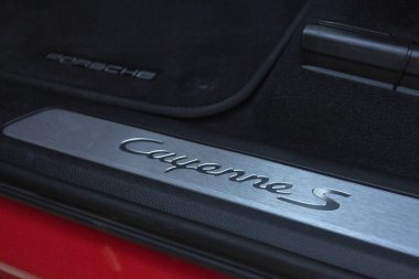 Slovenia ljubljana, 31 August 2019 - Porsche Cayenne Coupe Turbo S close-up