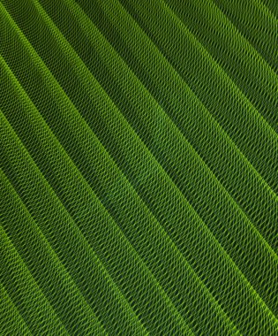 soyut uzun pozlama bulanık ışık çizgileri siyah ve yeşil arka plan. Geometrik şekiller