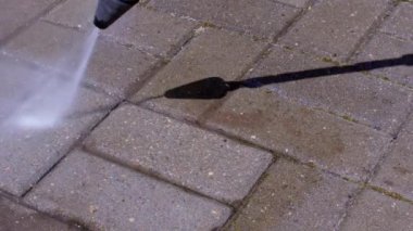 Tuğla temizleme yüksek basınçlı su yıkama profesyonel temizlik hizmeti