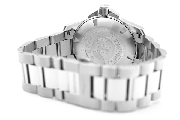 Ρώμη, Ιταλία 01.10.2020 - Ρολόι χειρός Longines. εμπορικό σήμα ρολόι πολυτελείας — Φωτογραφία Αρχείου