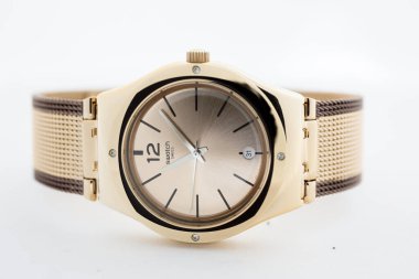 Cenevre, İsviçre 07.10.2020 - Moda saati, tarih 31. Yeni Yıl Arifesi