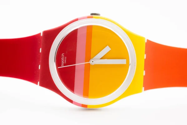 New York, NY, USA 07.10.2020 - Swatch childrens sheedest swiss made watch — 스톡 사진