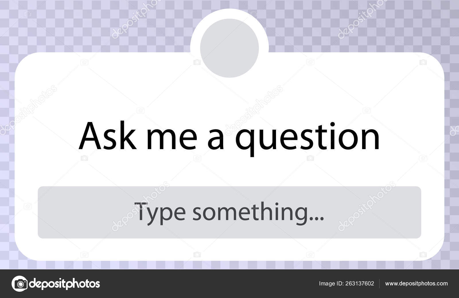 Download Ask Me A Question User Interface Design Vector Isolated On A Transparent Background Vector Image By C O Du Van Vector Stock 263137602