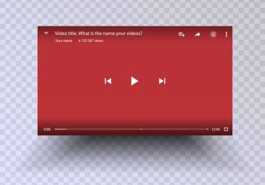 Video kanal uygulaması arayüzü cep telefonu