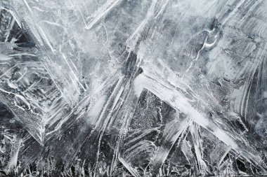 Bir doku veya arkaplan olarak buzun ayrıntılı arkaplan dokusu