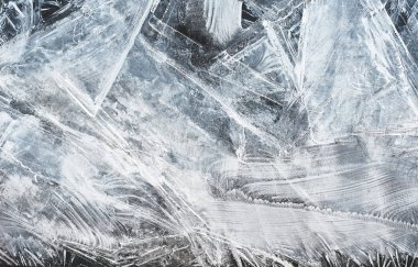 Bir doku veya arkaplan olarak buzun ayrıntılı arkaplan dokusu