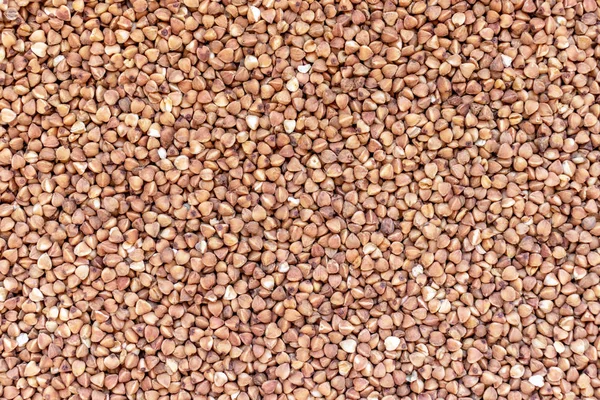 Dark Buckwheat texture high-quality photo background of buckwheat groats — Stock Photo, Image