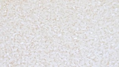 Taze çiğ organik risotto pirinç rotasyon arka plan