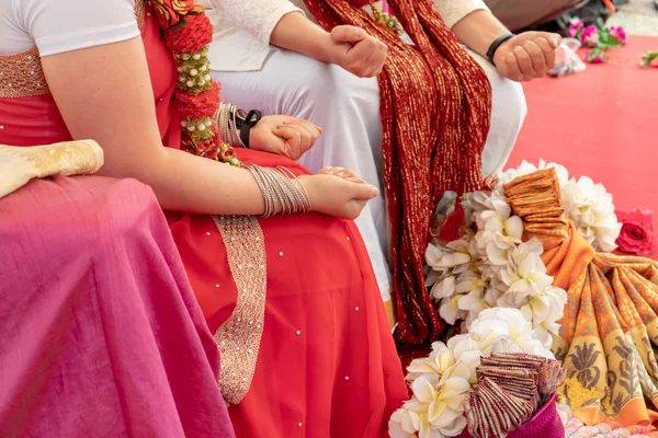 Indian wedding ceremony, decorations for traditional ethnic rituals for marriage