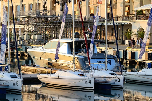 Soči Rusko Června 2019 Námořní Stanice Port Sochi Krasnodar Krai — Stock fotografie