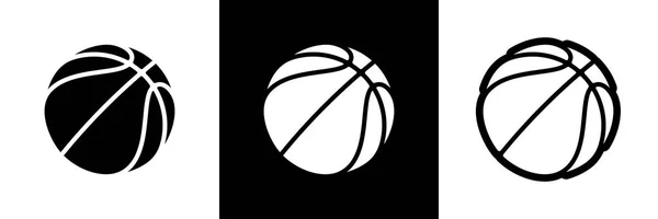 Basketball logo vektor ikon streetball – Stock-vektor