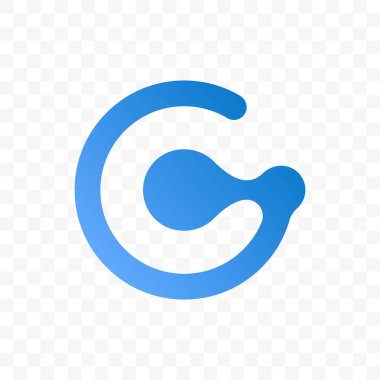 G harfi vektör mavi kutsal kişilerin resmi