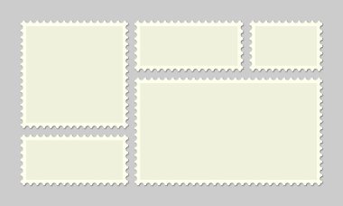 Posta pulu vektör yazı veya kartpostal