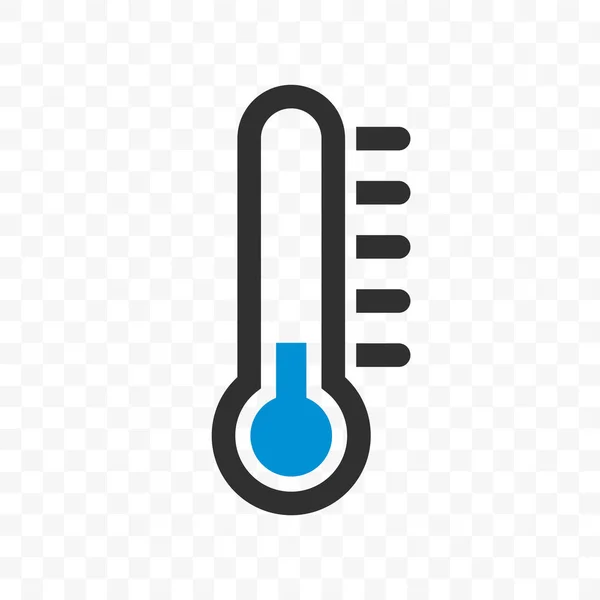 Значок вектора термометра с низкой температурой — стоковый вектор