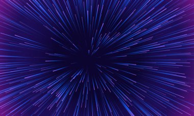 Uzay hızı hareket ışık desen arka plan