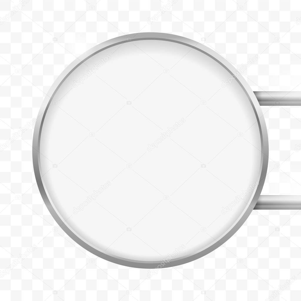 Download Round Signage Light Box Signboard Vector Metal Circle Lightbox Sign Box Mockup For Logo Template Circular Cafe Restaurant Outdoor Mock Up On Transparent Background Premium Vector In Adobe Illustrator Ai PSD Mockup Templates