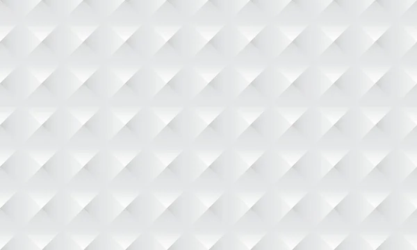 抽象白色背景几何3D 纹理与无缝的钻石正方形图案 — 图库矢量图片